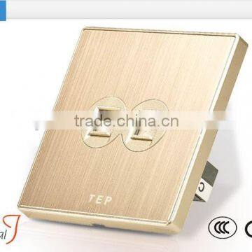 China Factory Direct Sale 2015 Newest UK Double Computer Socket,British Style Socket photo-5