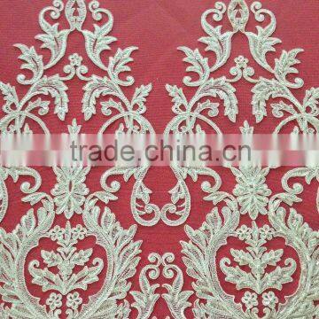 Nice garment accessories/tulle bridal cotton lace trim /elastic lace trimming for wedding dress wholesale