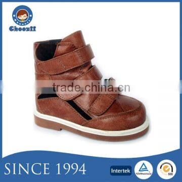 Choozii Custom Ankle High Leather Winter Kids Orthopedic Health Shoes