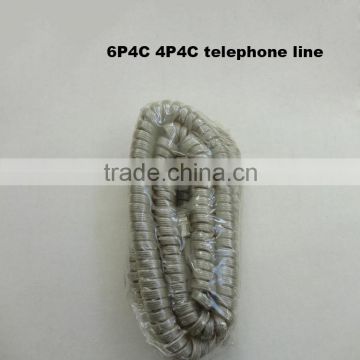 30AWG 7x0.10mm copper stranded pp core curly power cable with CSA certificate