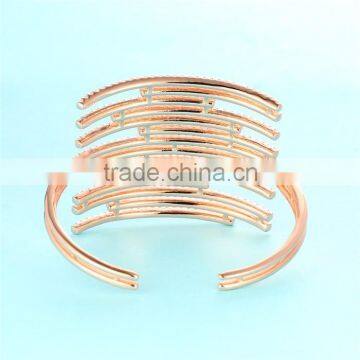 Gold Plated Jewelry Costume Gold Bangle For Ladies Jewelry Factory Direct FB055 photo-3