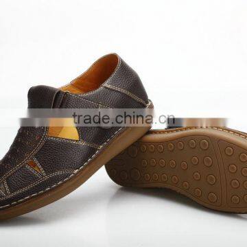 2015 Italian Handmade Men Leather Sandals photo-3