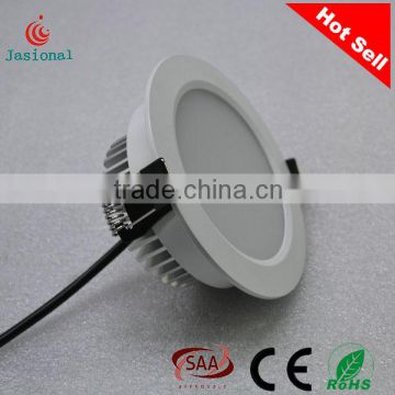 AU standard 90mm cut out 13w dimmable fixed 3000k icf led downlight