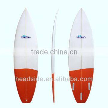 High quality resin fiberglass PU short surfboard