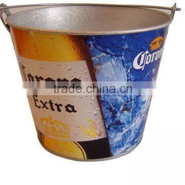 Corona CMYK logo metal ice bucket beer ice bucket