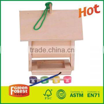 Children Birdfeeder Kit Wood Toy