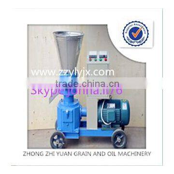 Flat die wood pellet making machine