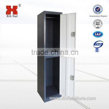 K/D Knocked Down Steel Locker/double Tier Steel Wardrobe With Hanger photo-4