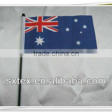 High quality 10 years experience Polyester red white blue flag