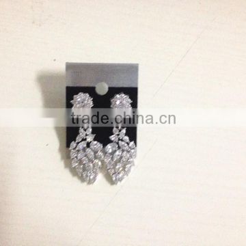 Fashion Jewelry cubic zirconia bridal earrings