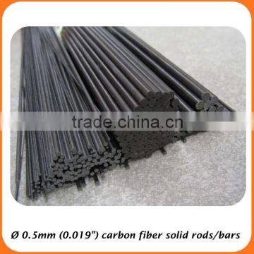Chinese OEM plutruded solid epoxy carbon fabric round rods for machine kit