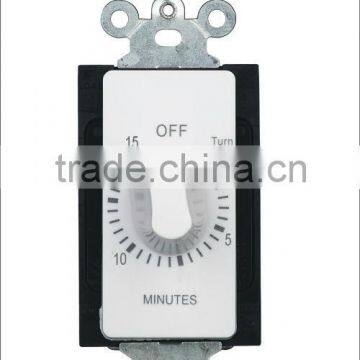 15 min countdown in wall mechanical spring wound timer