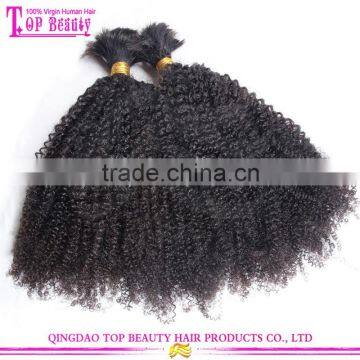 Unprocessed 100% Indian Raw Hair Bulk Yaki Bulk Hair Styles Bulk Hair Dye Color photo-4