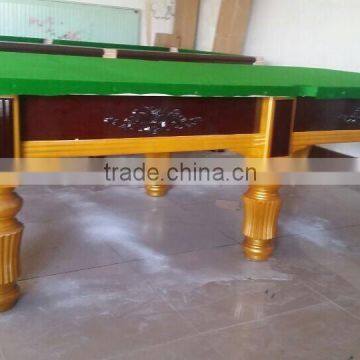 Slate+MDF billiard table, auto ball return system pool table, OEM+ODM billiard table with metal adjusted leg level