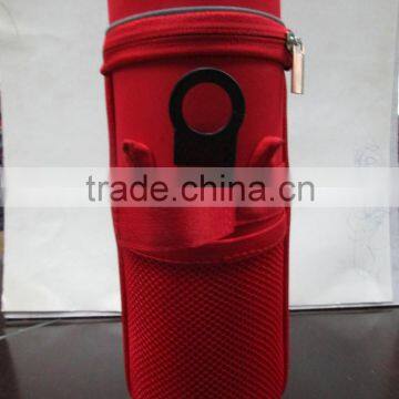 GC----High Anti -shock protection for water bottle red color EVA water-bottle bag