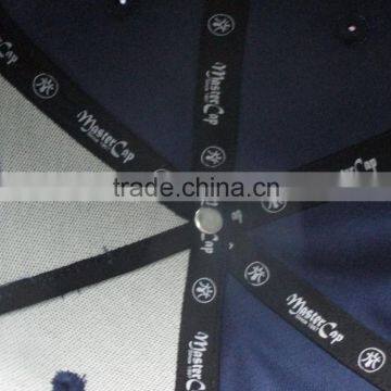 Custom High Quality 5- Panel Cotton Twill Snapback Hat With Woven Badge photo-6