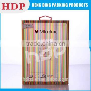 custom made clear plastic flexible packaging box
