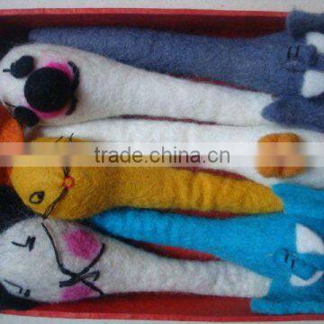 handmade animal pencil case