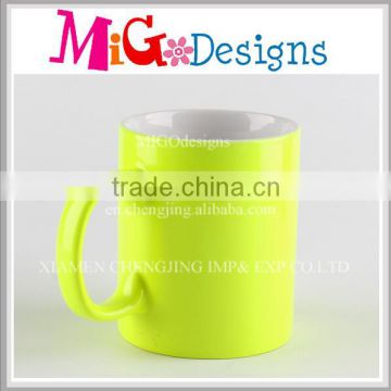 Competitive Price Yellow Ceramic Coffee Mug Best Sale Online