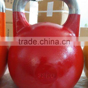 colored kettlebell/steel handle Competittion kettlebell/steel competition kettlebell color