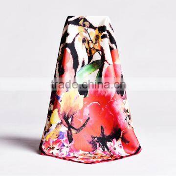 Chinese Silk Scarf Wholesaler Digital Print Hua0915-22