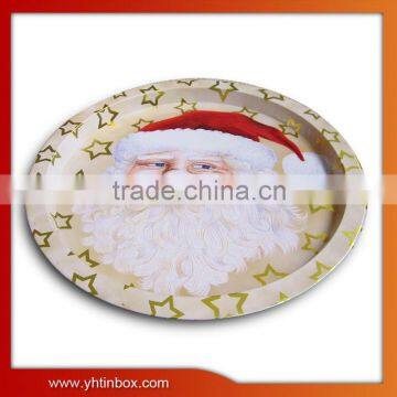 christmas tin tray