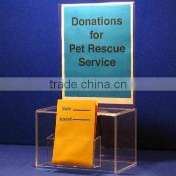 Acrylic Donation Box(Ballot box,poll box ,suffrage box,collection box,comment or suggestion box)