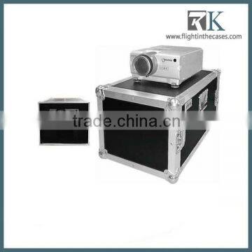 RK flight Case for a slide projector, detachable cover. Round corners, recessed handle