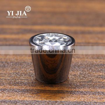 5/6 Inch Barrel Shape Clear Crystal Knob With Zinc Base photo-4