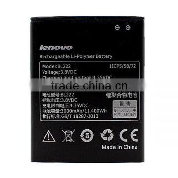 BL222 Batteria For Lenovo S660 S668t AKKU 3000mAh Original Quality Cell Phone Battery Factory OEM photo-3