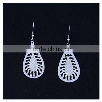 White turquoise earrings