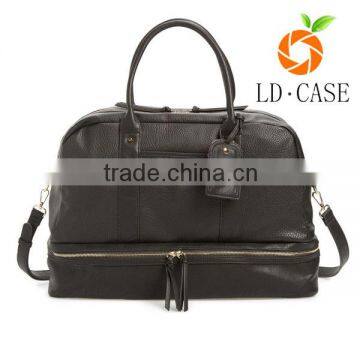 Wholesale Full Grain Leather Men Organizer Travel Case Bag