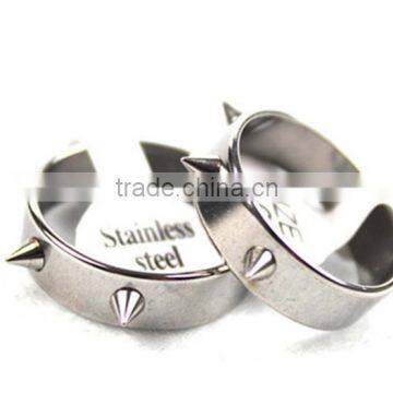 Stainless Steel Punk Protect Female Stab Rivet Riings photo-3