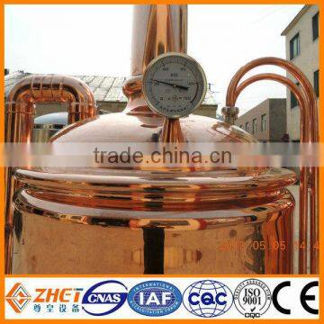 Red Copper Hotel Beer Equipment Micro Beer Machine