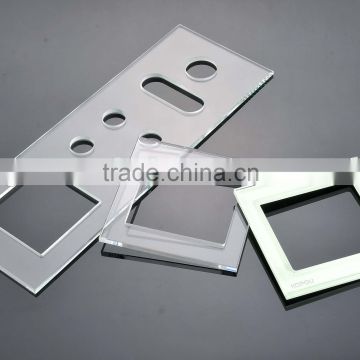 Touch switch glass panel