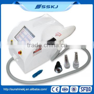 2017 new Christmas promotion! mini slaon home use portable q switch yag laser machine tattoo