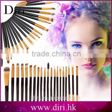 20pcs top quality black makeup cylinder cosmetics brushes