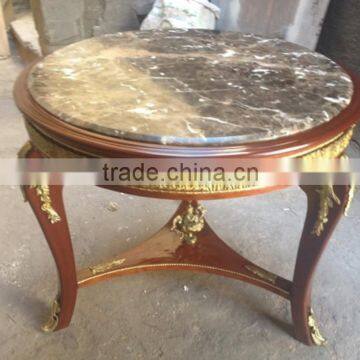 French Marble Top Entrance Table