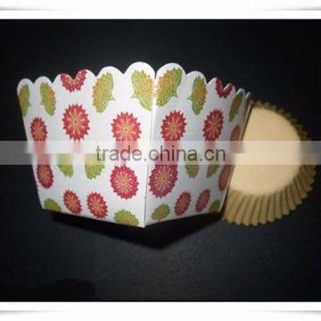 mini cupcake cup,laser cut cupcake papers,cupcake for Thanksgiving