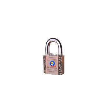 Red copper alloy bullet padlock (itemID:DUAJ)