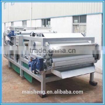 Stainless steel belt filter press for dewatering