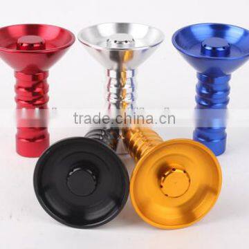 new design colorful aluminum hookah shisha bowl