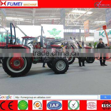 Front Loader with Grass Baler