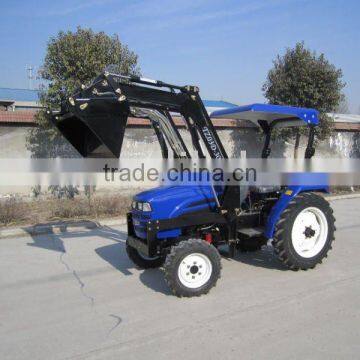 LZ304,30HP, 4WD mini garden tractors fit with 4in1 front end loader, mini garden tractor loader