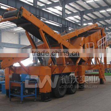 Tire Mobile Vibrating Screen Plant for Mobile Crushing Plant photo-4