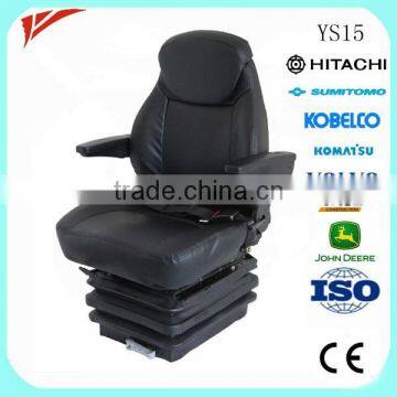 Luxury vehicle seat suspension turning road roller seat for construction car