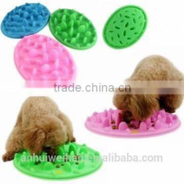 LFGB silicone slow feed dog bowl