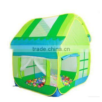 2017 Kids Adventure Indoor or Outdoor Big Green Pop up Play Tent