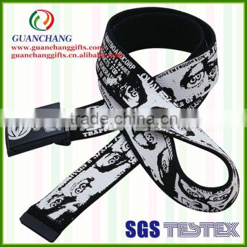 custom cotton-polyester belt