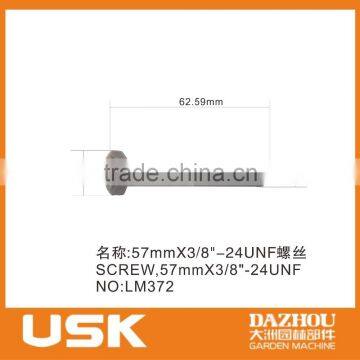 lawn mower spare parts screw